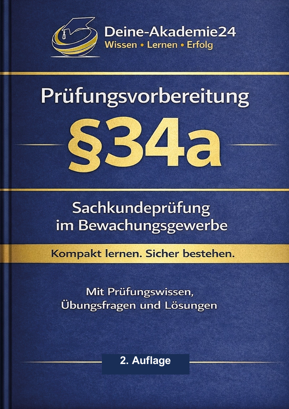 Prüfungsbuch §34a – 2. Auflage