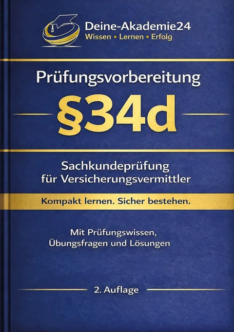 Prüfungsbuch §34d – Deutsch – 2. Auflage