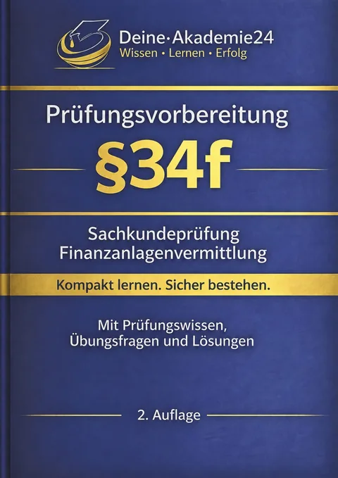Prüfungsbuch §34f – Deutsch – 2. Auflage